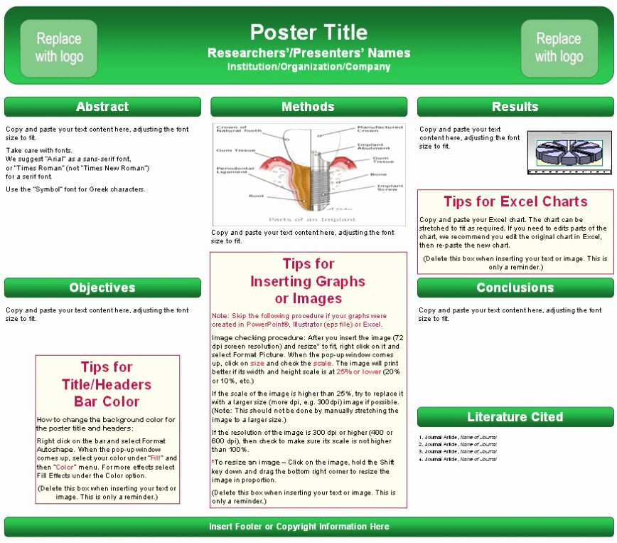 Scientific Research Poster Template Powerpoint