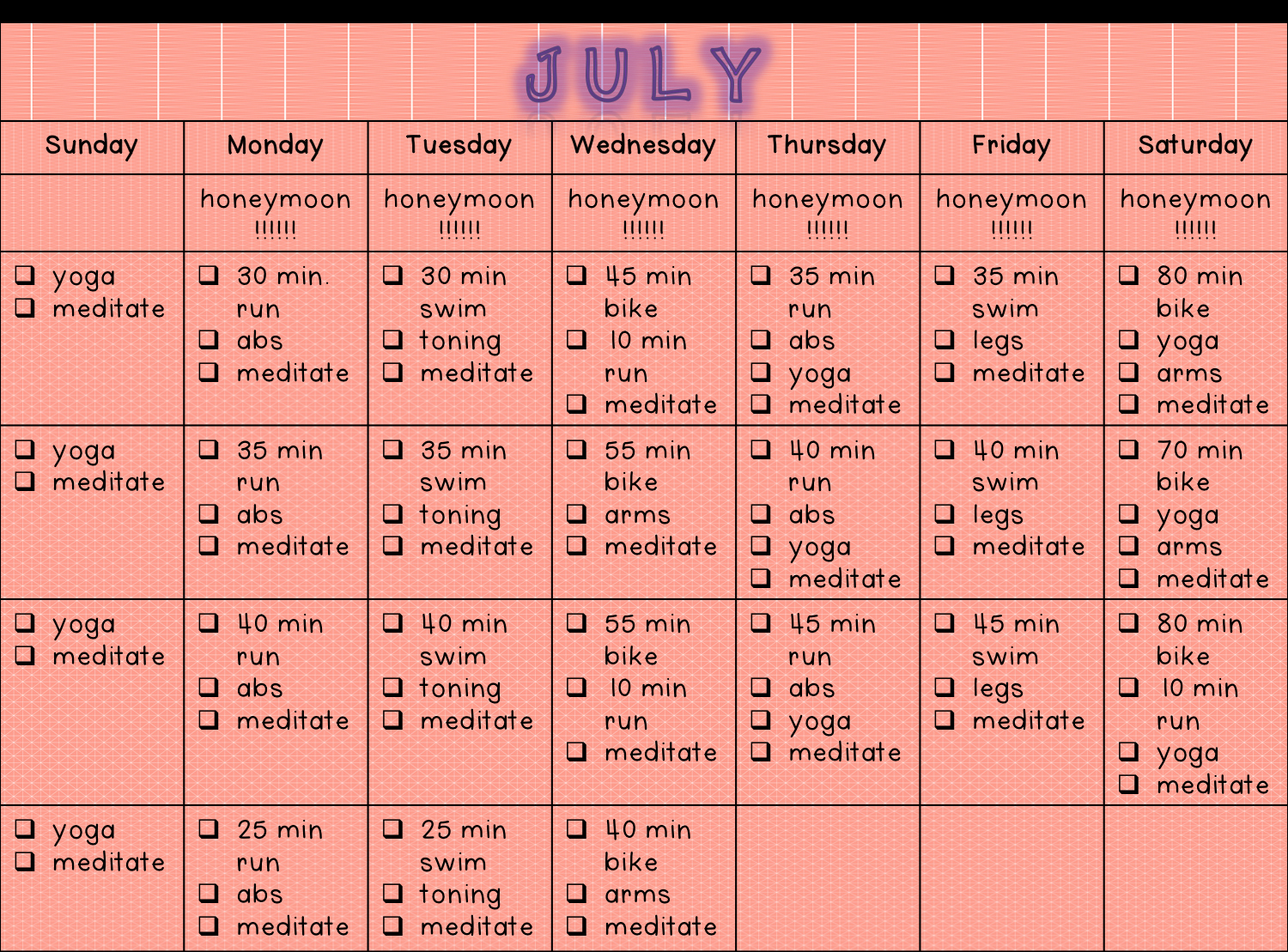 Search Results for “free Blank June Workout Calendar
