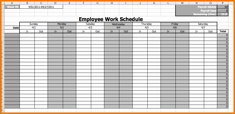 Search Results for “schedule Template Monthly Employee
