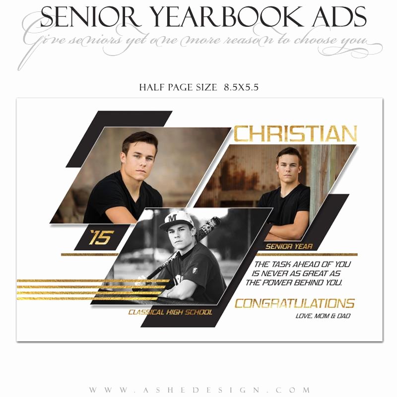 Senior Yearbook Ads for Shop