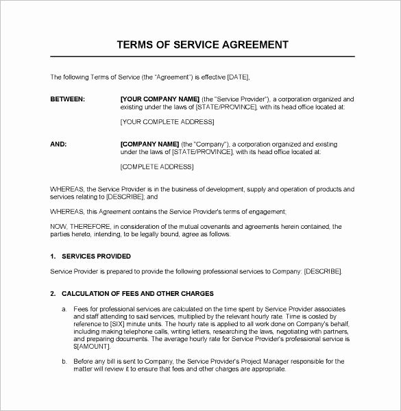 Service Contract Templates – 14 Free Word Pdf Documents