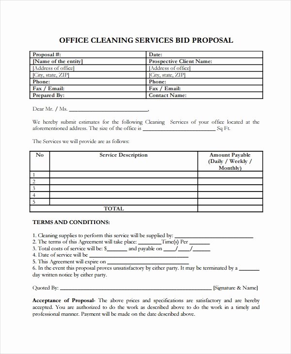 Service Proposal Template 14 Free Word Pdf Document