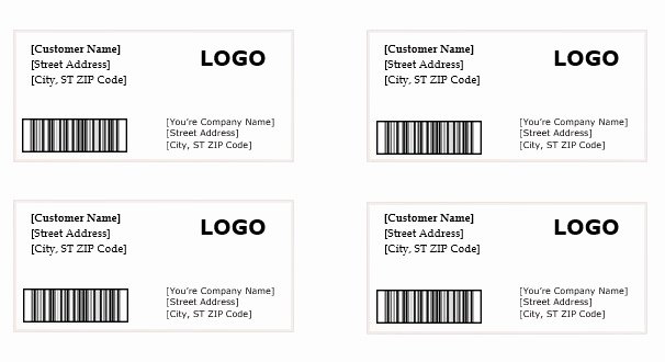Shipping Label Template – Microsoft Word Templates