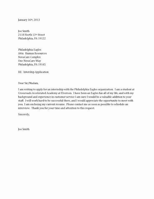 Short Cover Letters Examples Letter Template