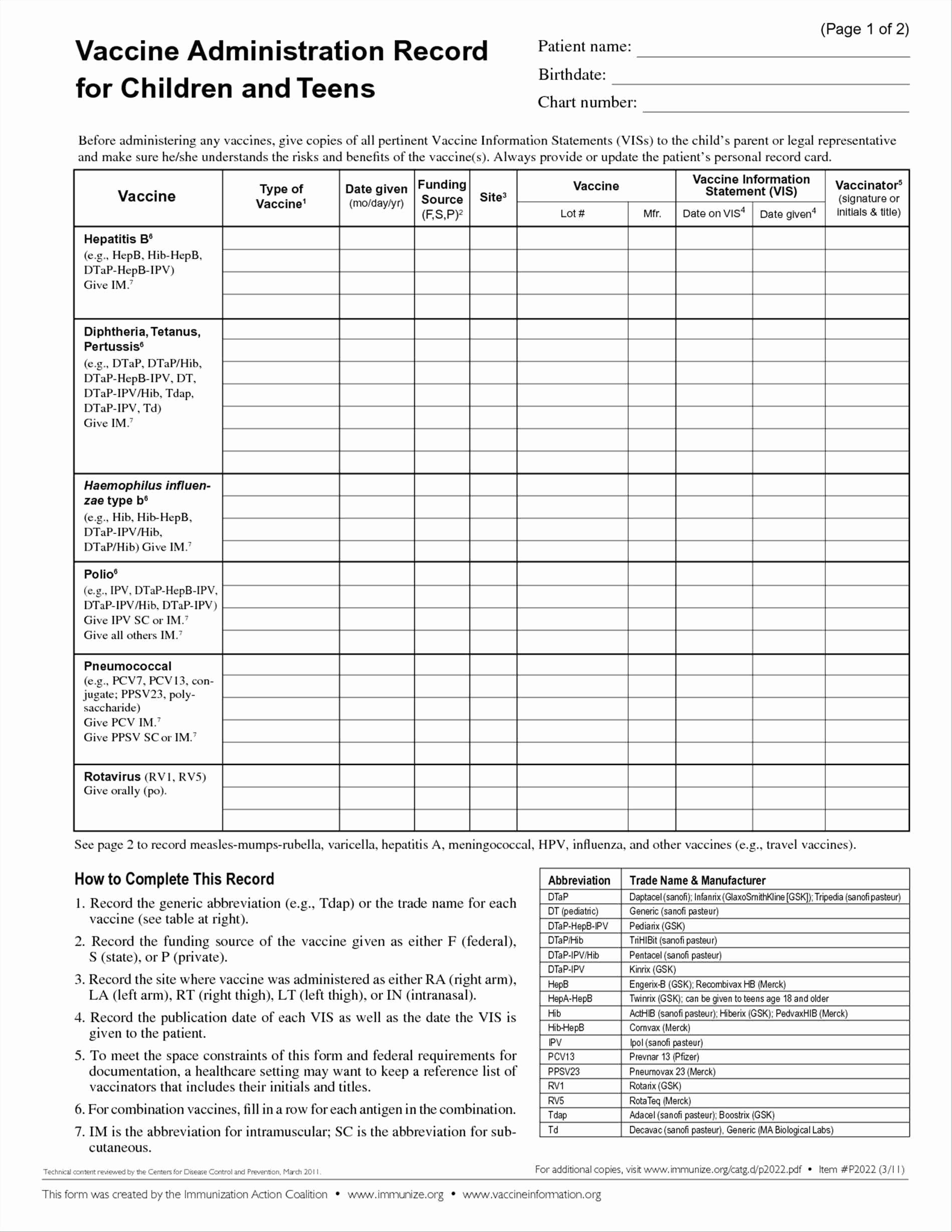 personal-medical-record-template