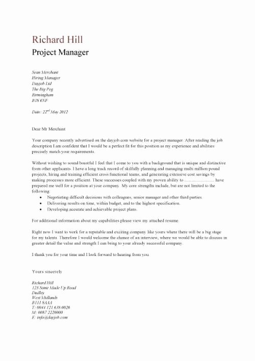 Simple Cover Letter for A Resume Best Resume Gallery