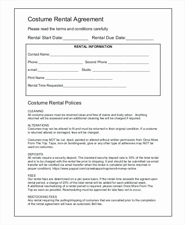 Simple E Page Lease Agreement New Lovely 1 Template form