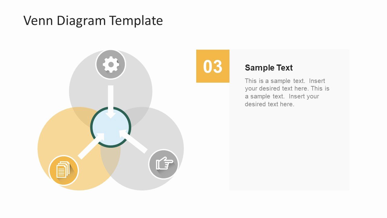 Simple Flat Venn Diagram Powerpoint Template Slidemodel