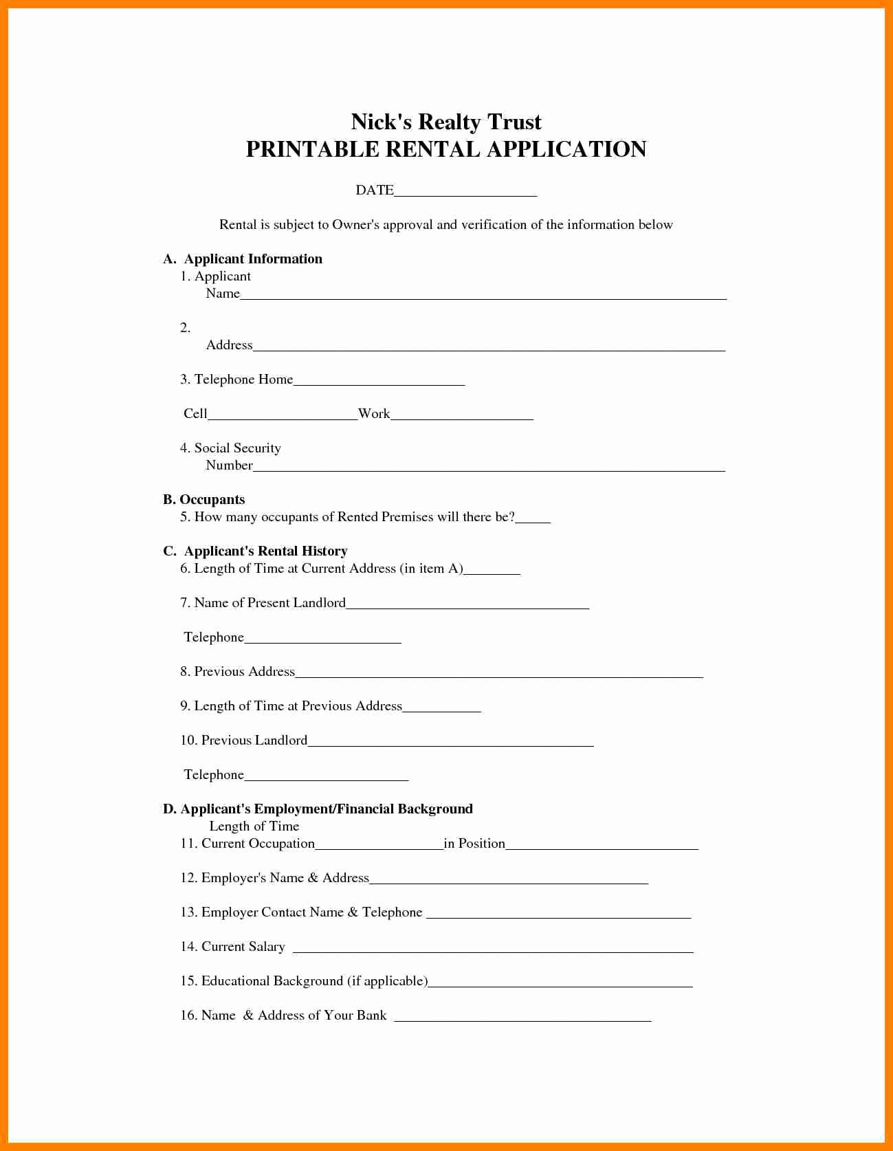 Simple Rental Agreement Resume Trakore Document Templates