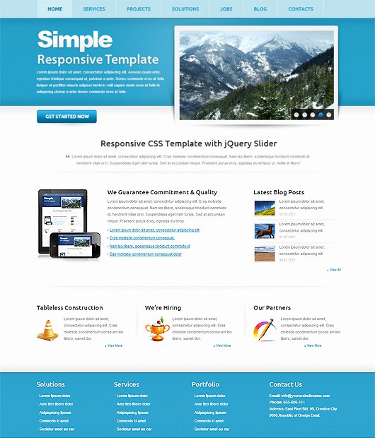 Simple Website Templates