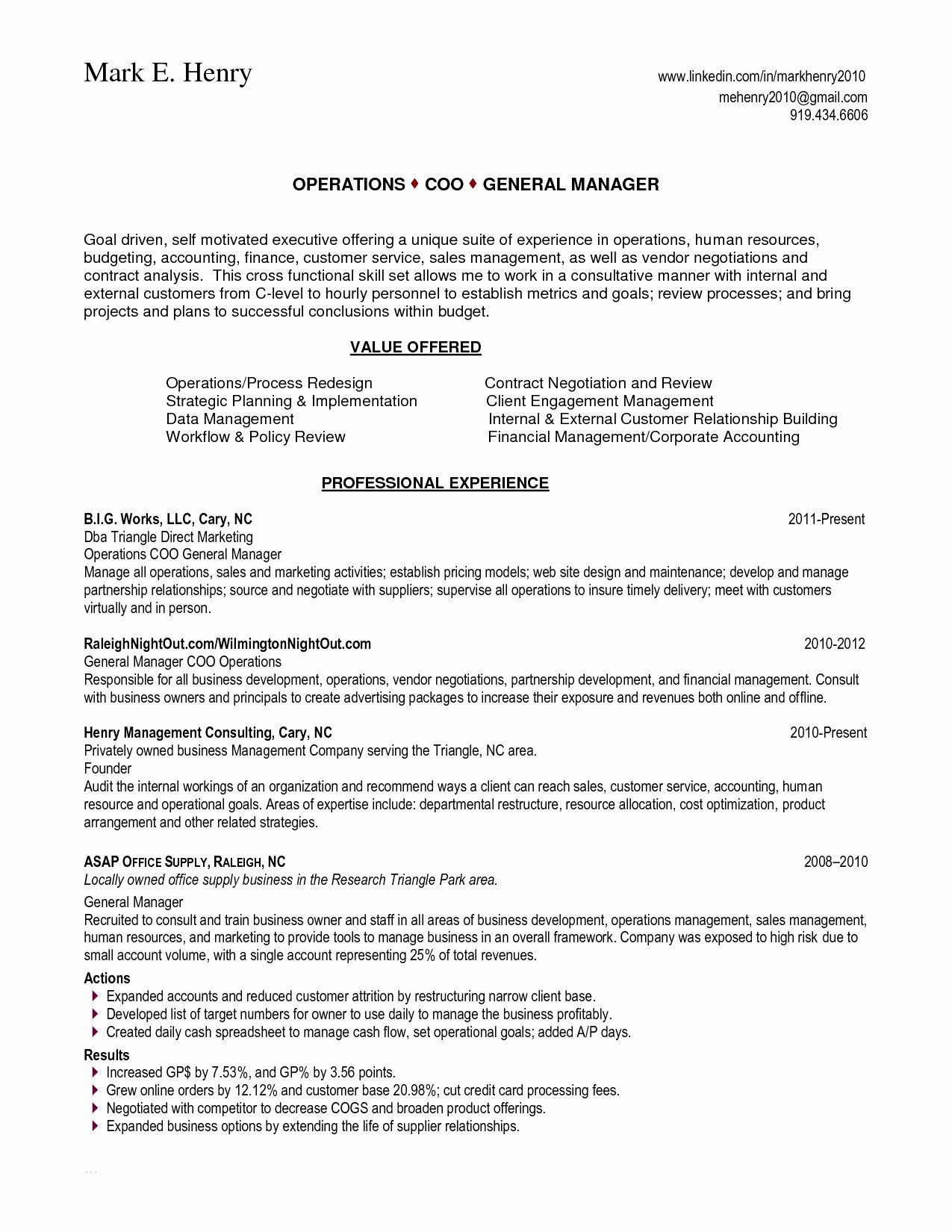 Skill Set Resume Sample