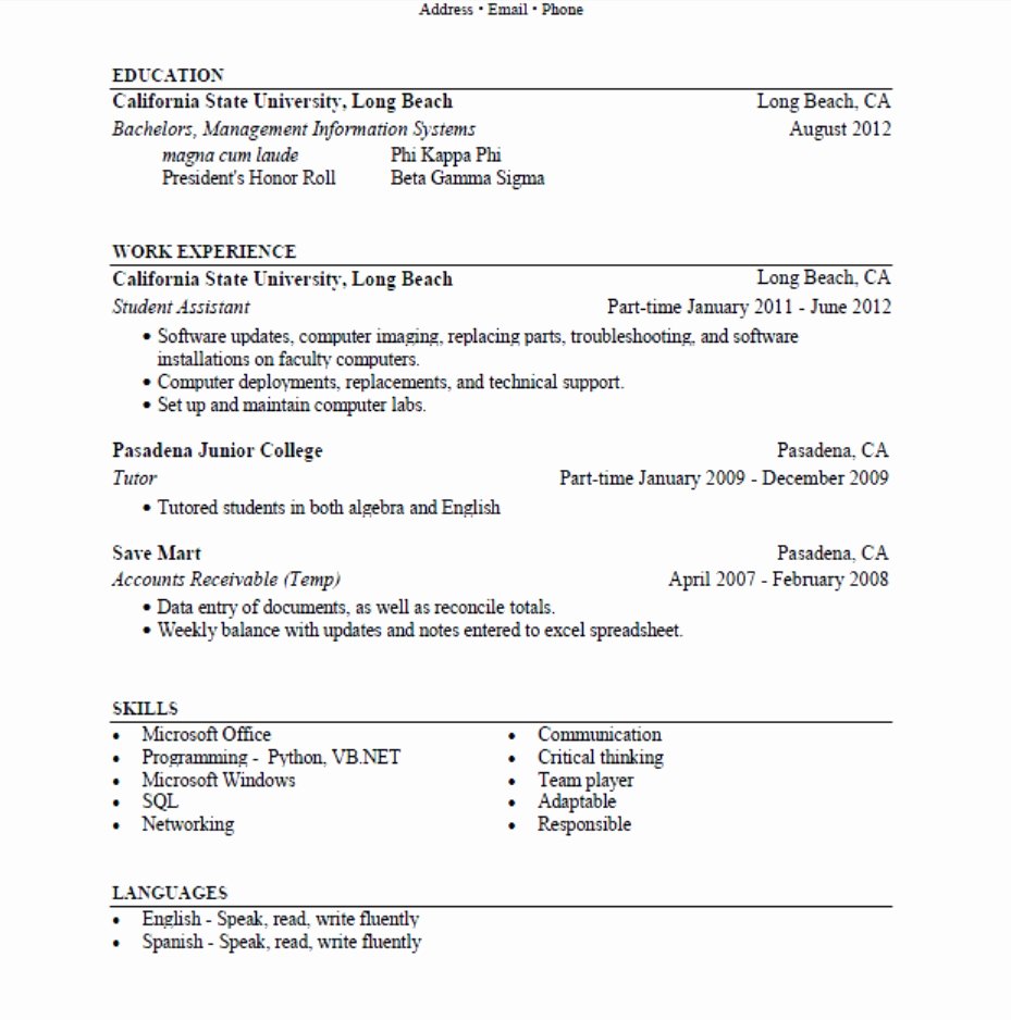 Skills and Qualifications for Resume – Perfect Resume format