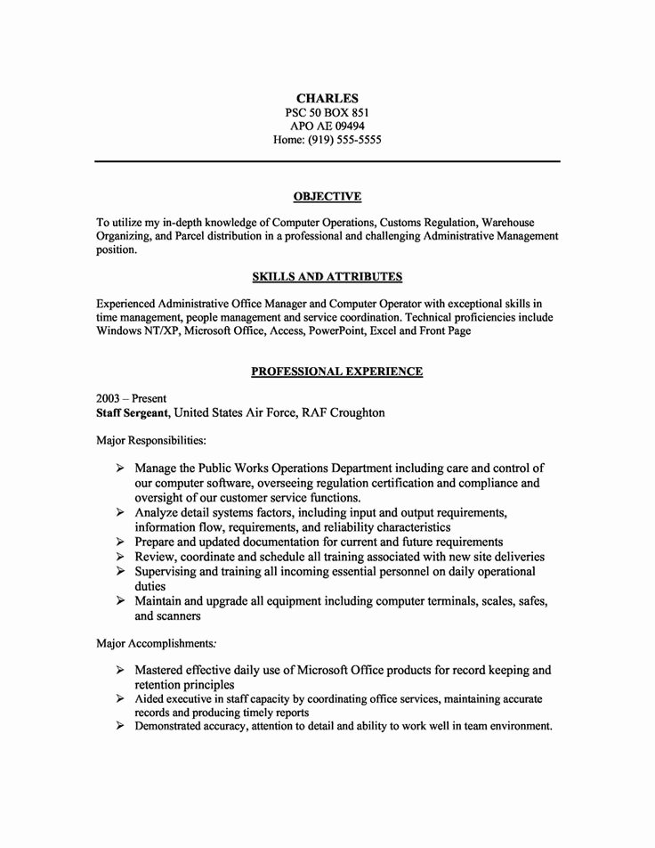 Skills for Resumes Examples Best Resume Gallery