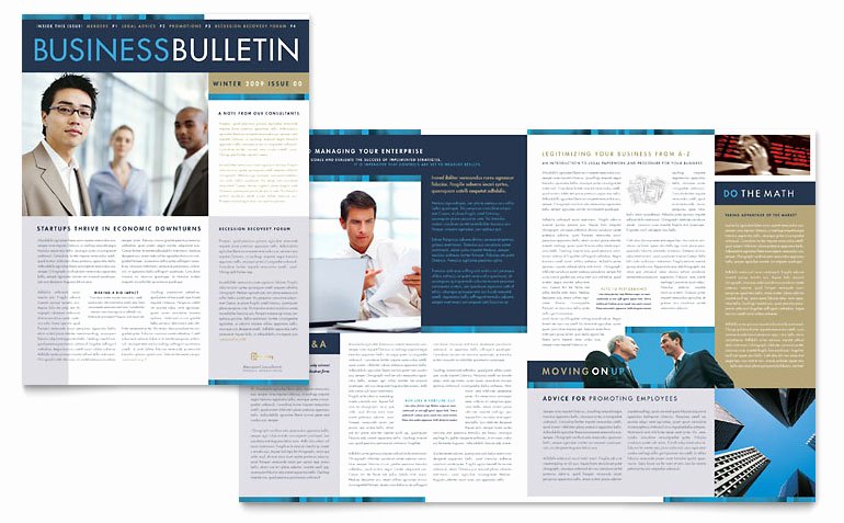 Small Business Consulting Newsletter Template Word