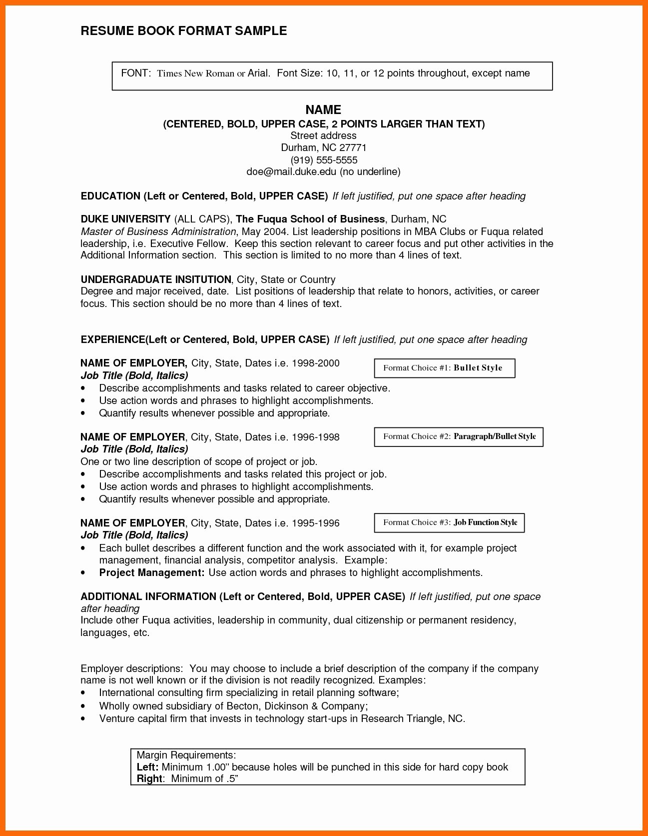 Smallest Font for Resume – Resume Simple Templates