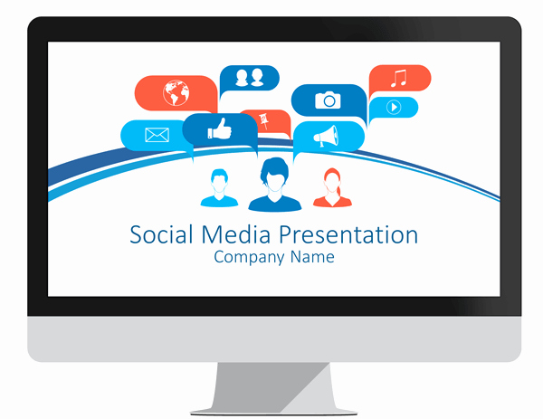 Social Media Concept Powerpoint Template