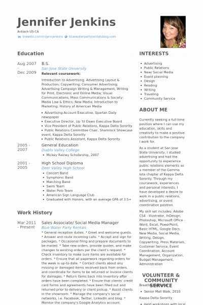 social media director resume