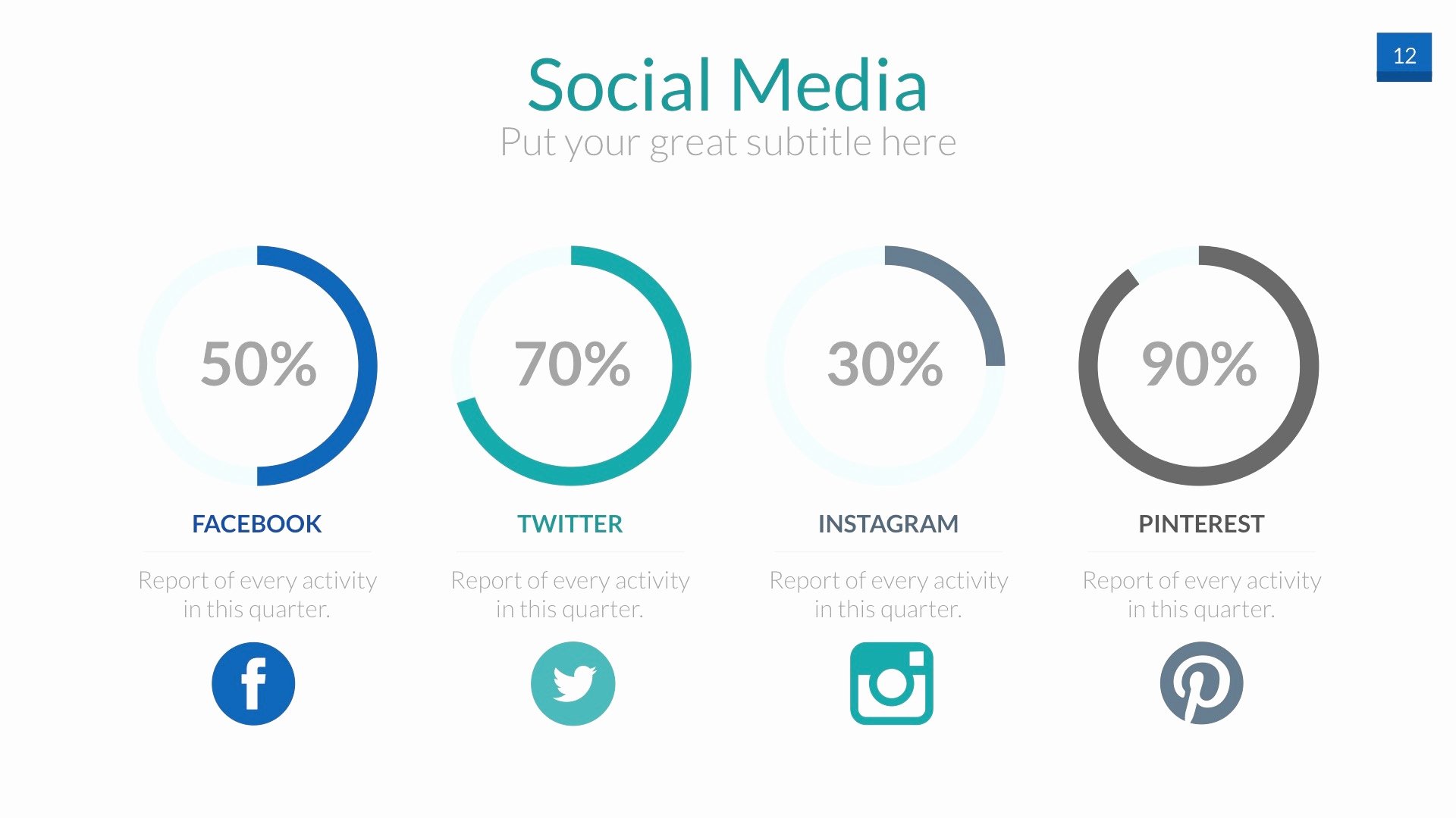 Social Media Powerpoint Presentation Template by