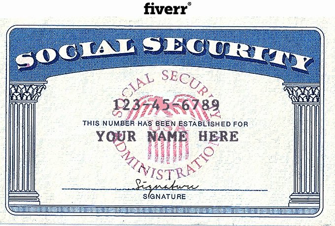 Social Security Card Template Beepmunk