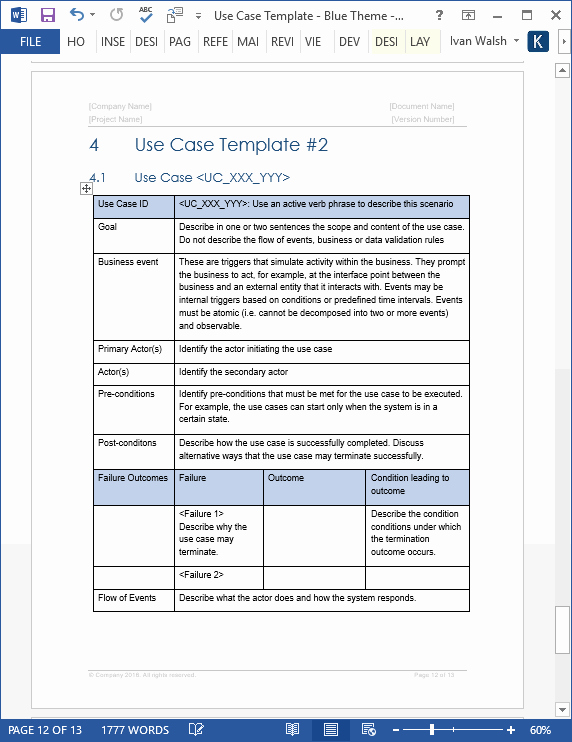Software Development Lifecycle Templates – Ms Word Excel