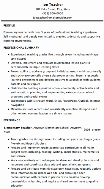 Special Education Teacher Resume Examples 2012 Buy
