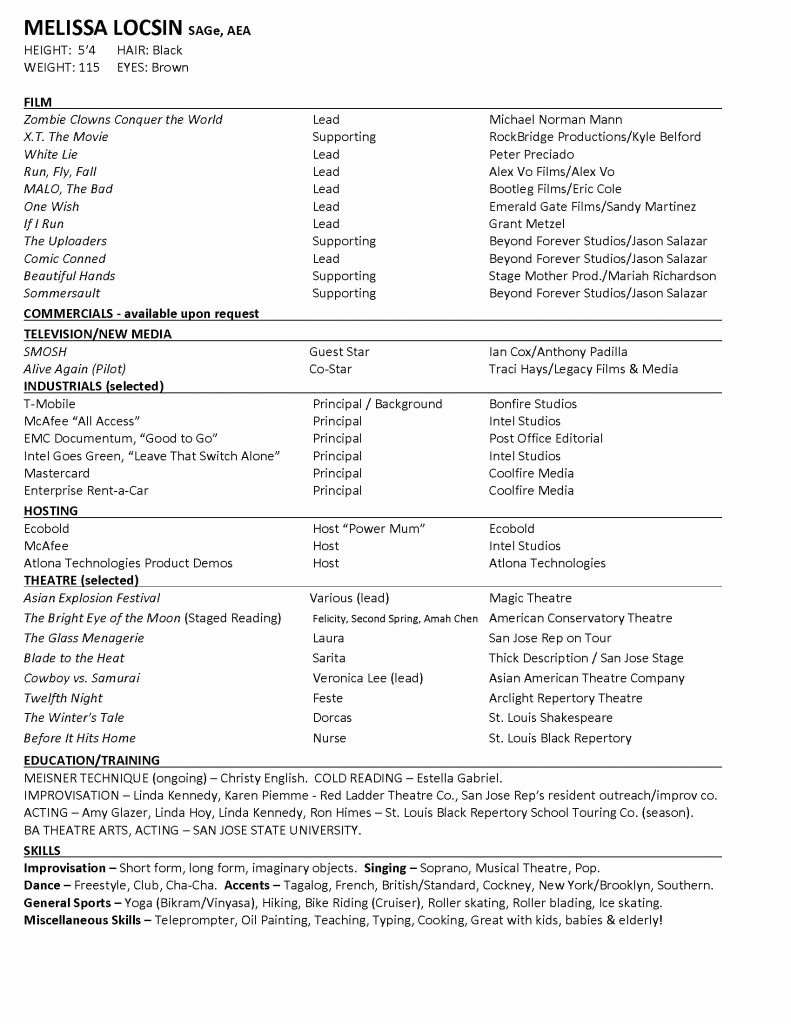 Special Skills Resume Examples List Personal Talents