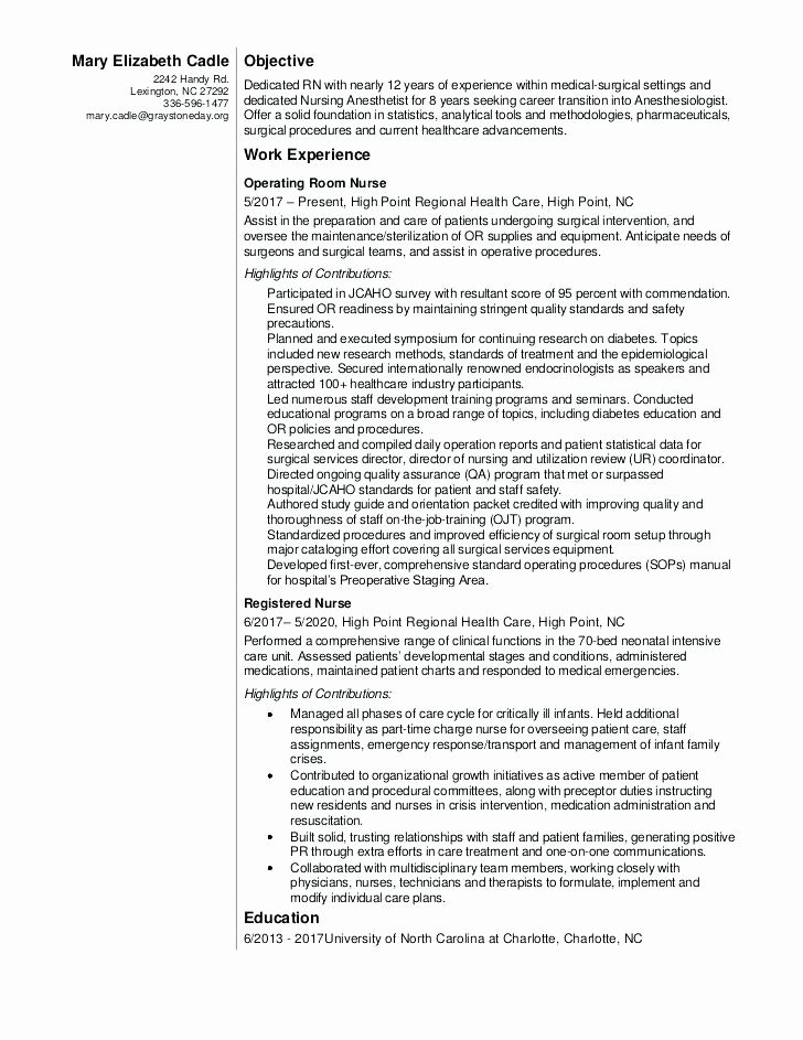 Spectacular Critical Care Resume Objective with Additional