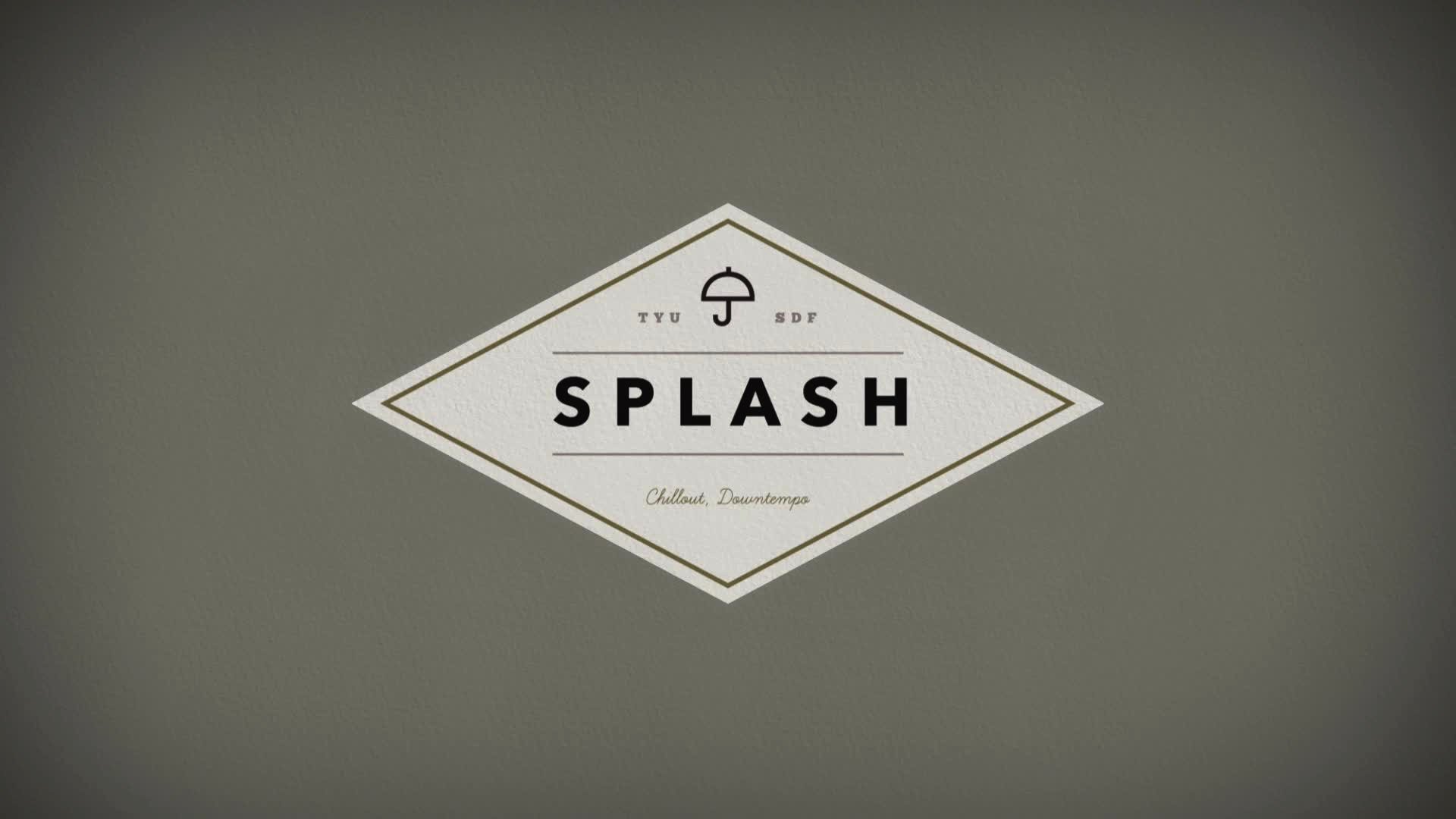 Splash organic Logo Reveal after Effects Template