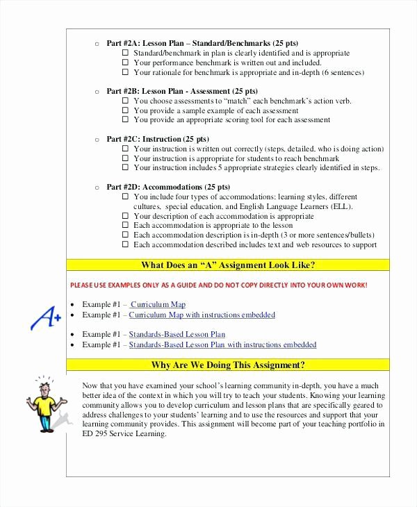 Standards Based Classroom Lesson Plan Template