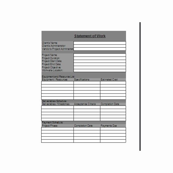 Statement Of Work Template &amp; Explanation Of What to Include