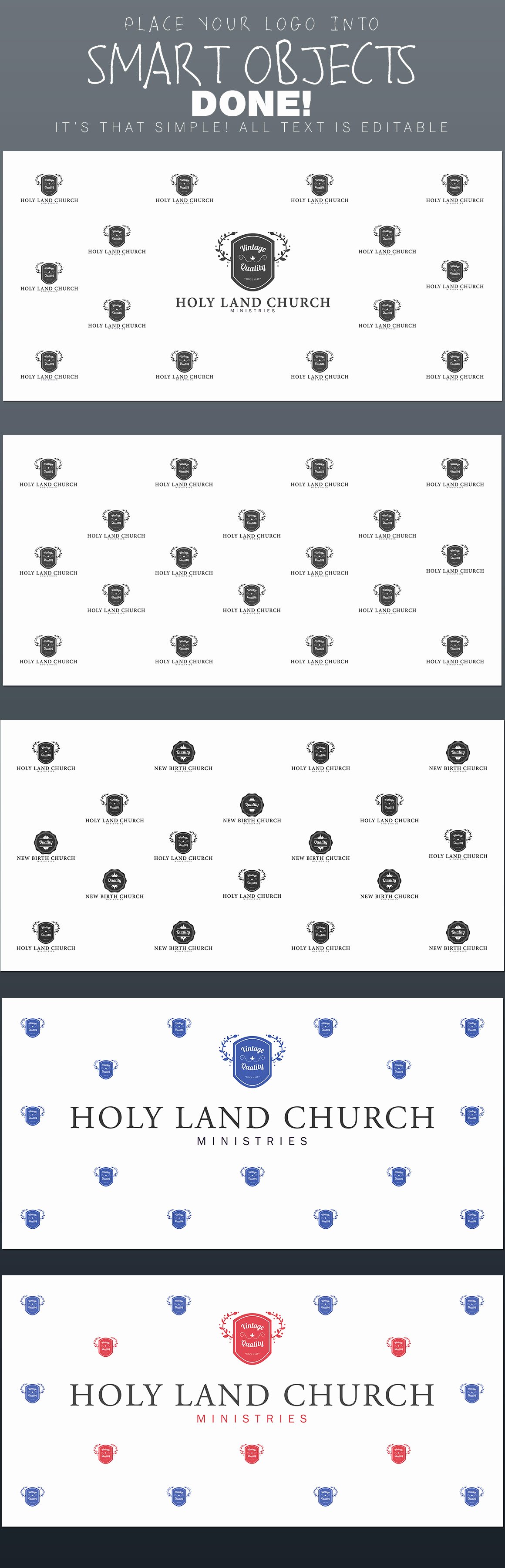 Step and Repeat Backdrop Template Templates On Creative