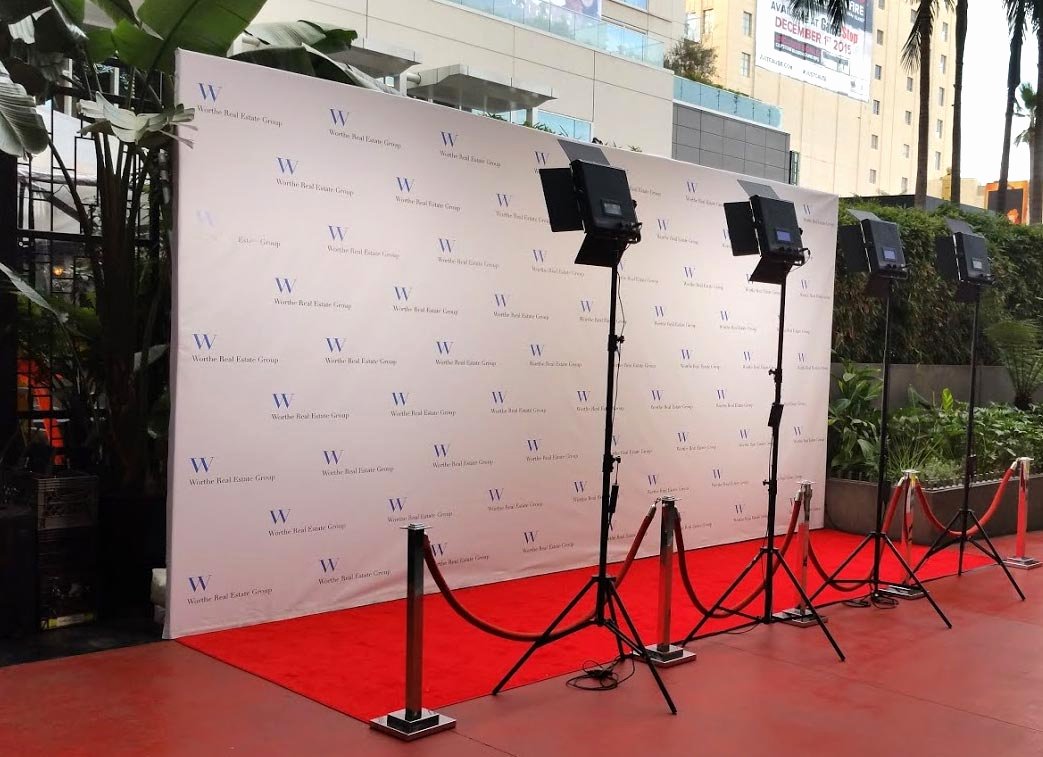 Step and Repeat Stand and Banner Printing Los Angeles