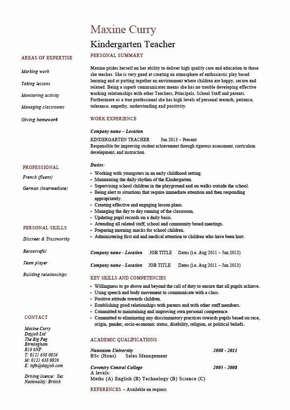 Substitute Teacher Resume Job Description Best Resume