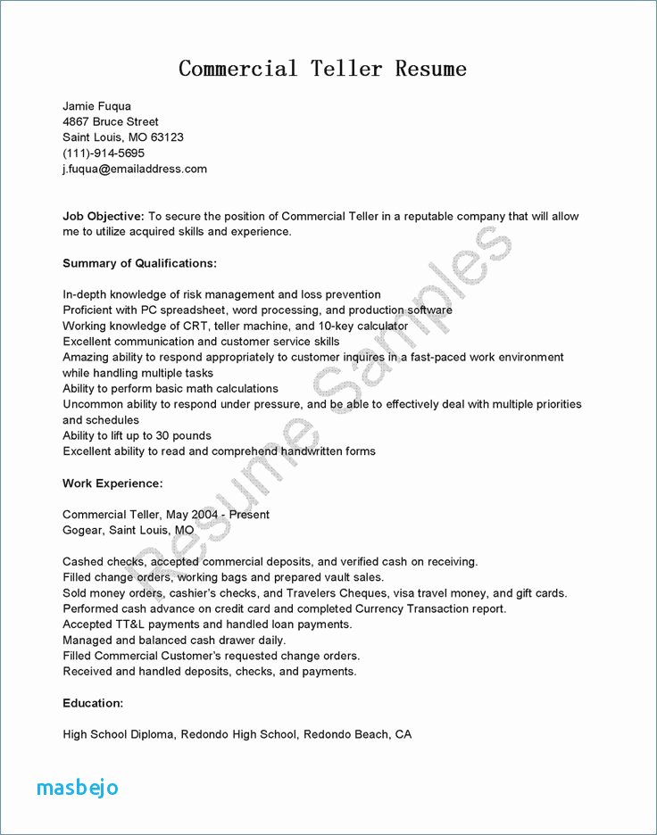 Summary Qualifications for Cashier Resume Summary