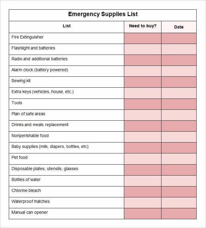supply inventory template