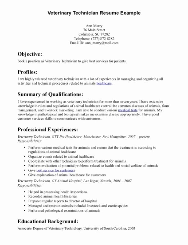 Surgical Tech Resume Sample