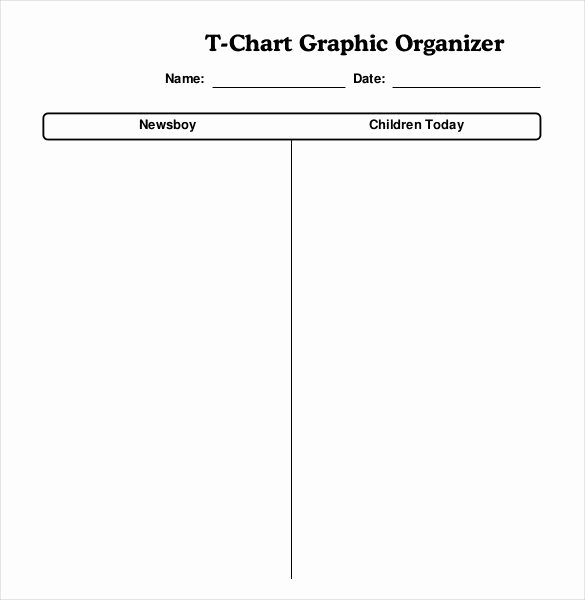 T Chart Template – 17 Examples In Pdf Word Excel