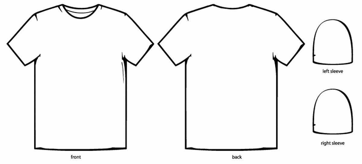 T Shirt Design Template Cliparts