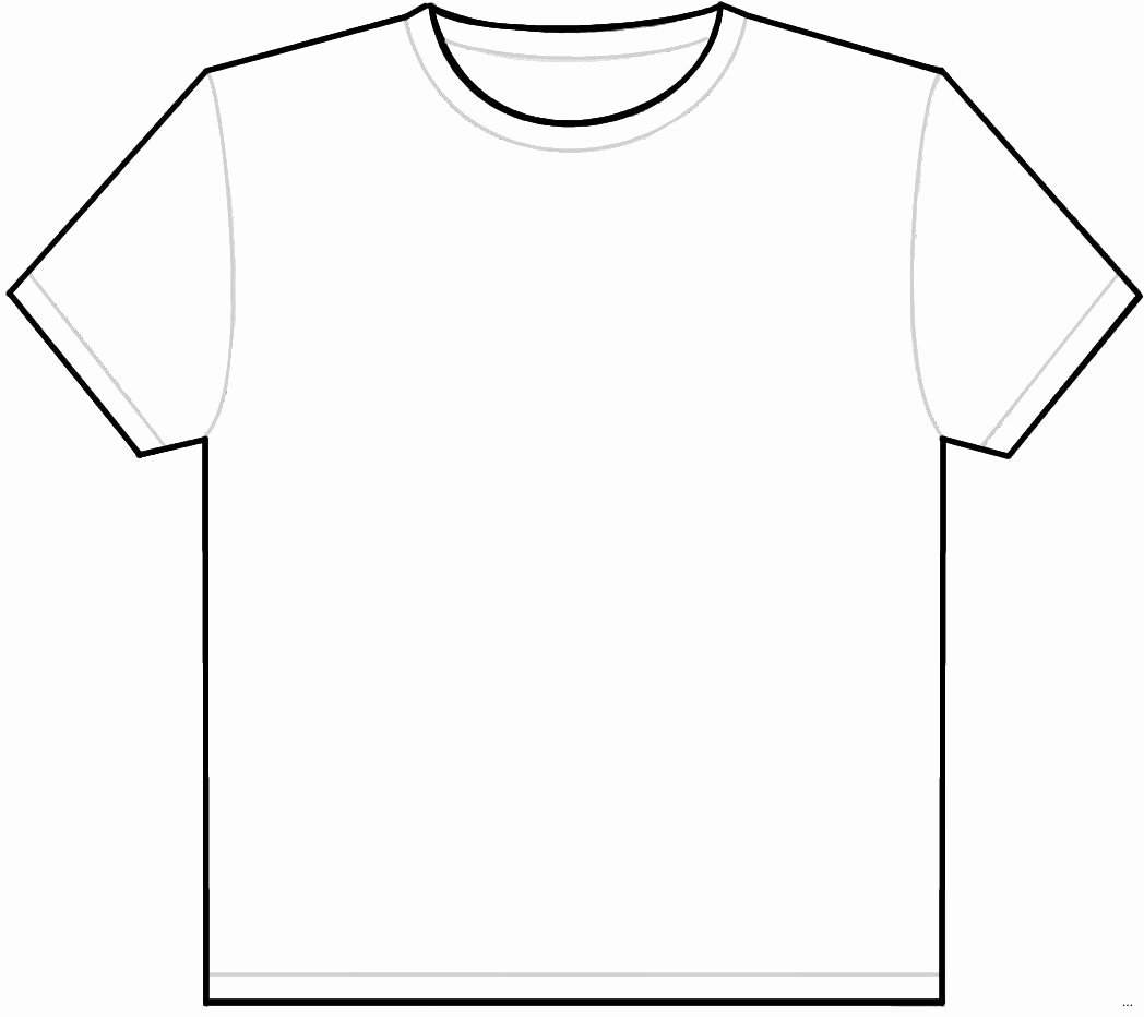 T Shirt Shape Template Beautiful Template Design Ideas