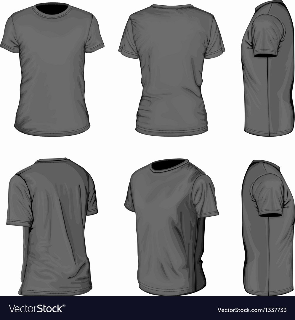 T Shirt Template Black