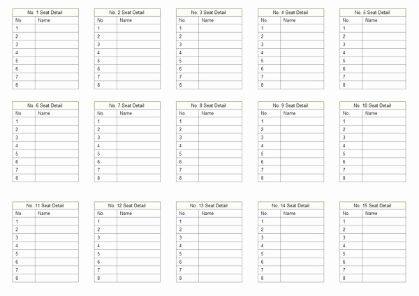 Table Plan software
