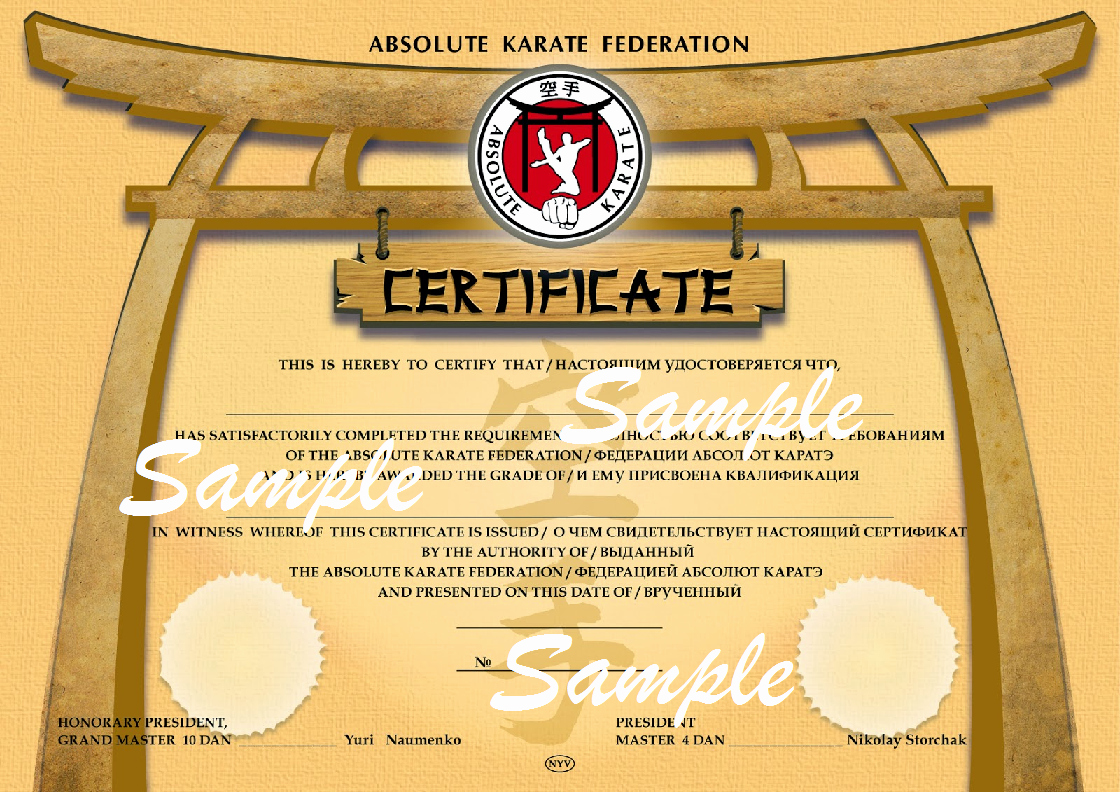 Taekwondo Certificates Hd Latter Example Template