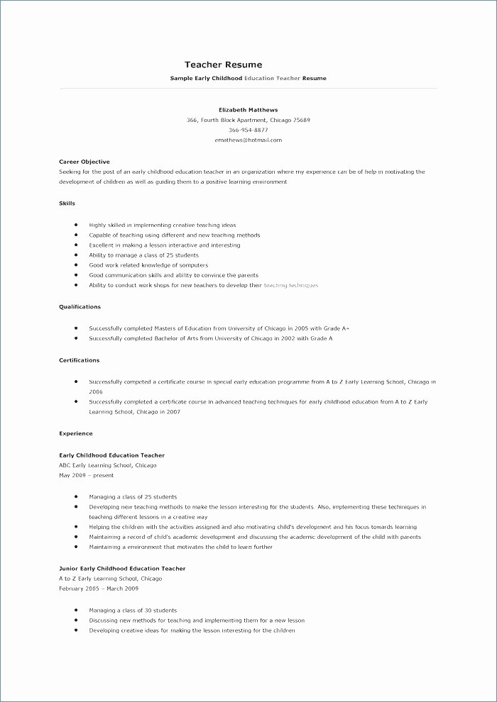 Teacher Job Description Resume Latter Example Template