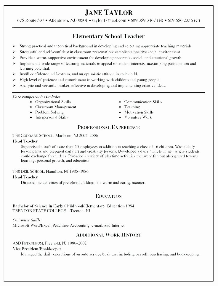 Teacher assistant Resume – Thiswritelife