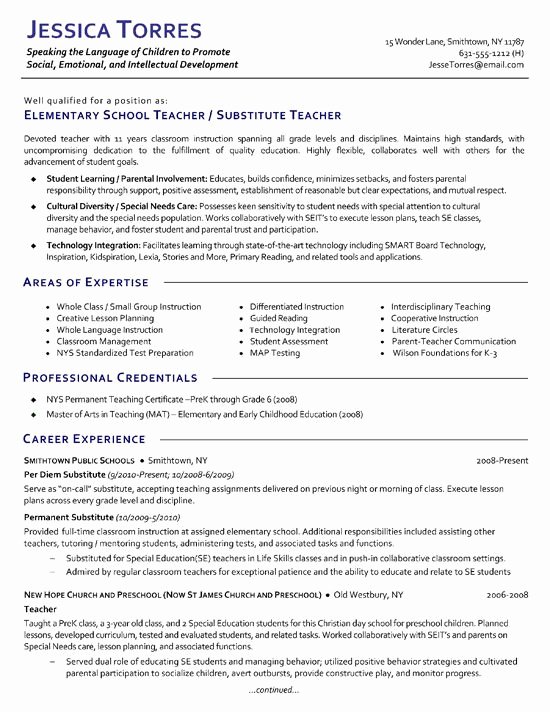 Teacher Job Description Resume Best Resume Collection