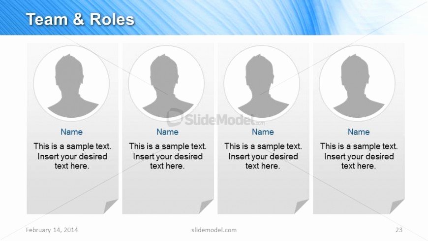 Team Responsibilities &amp; Roles Slide Design for Powerpoint