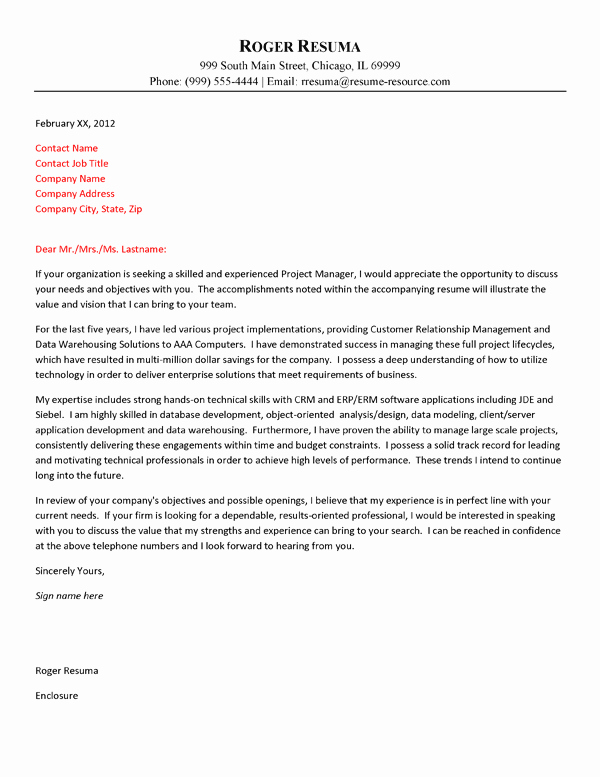 Technology Cover Letter Cover Letter Examples