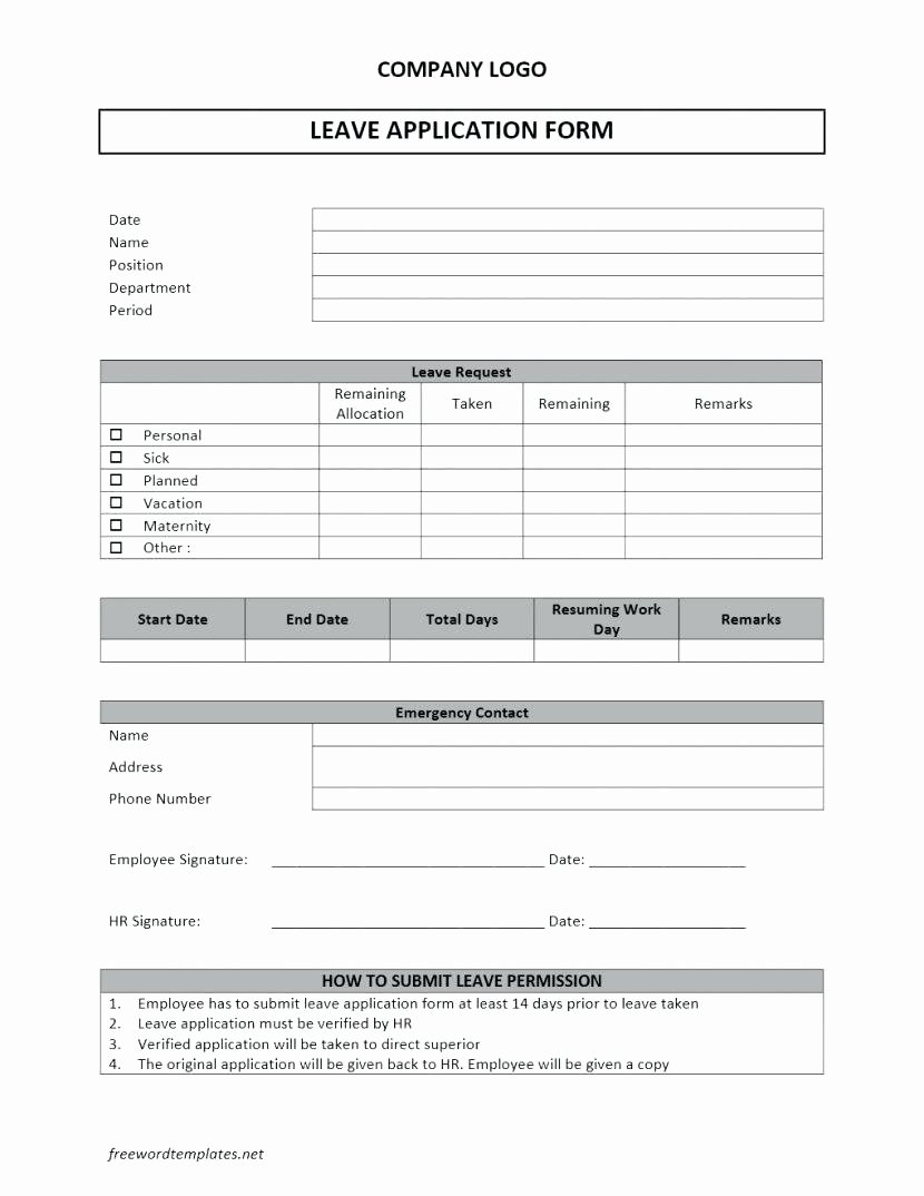 Template Employment Application form Template Word