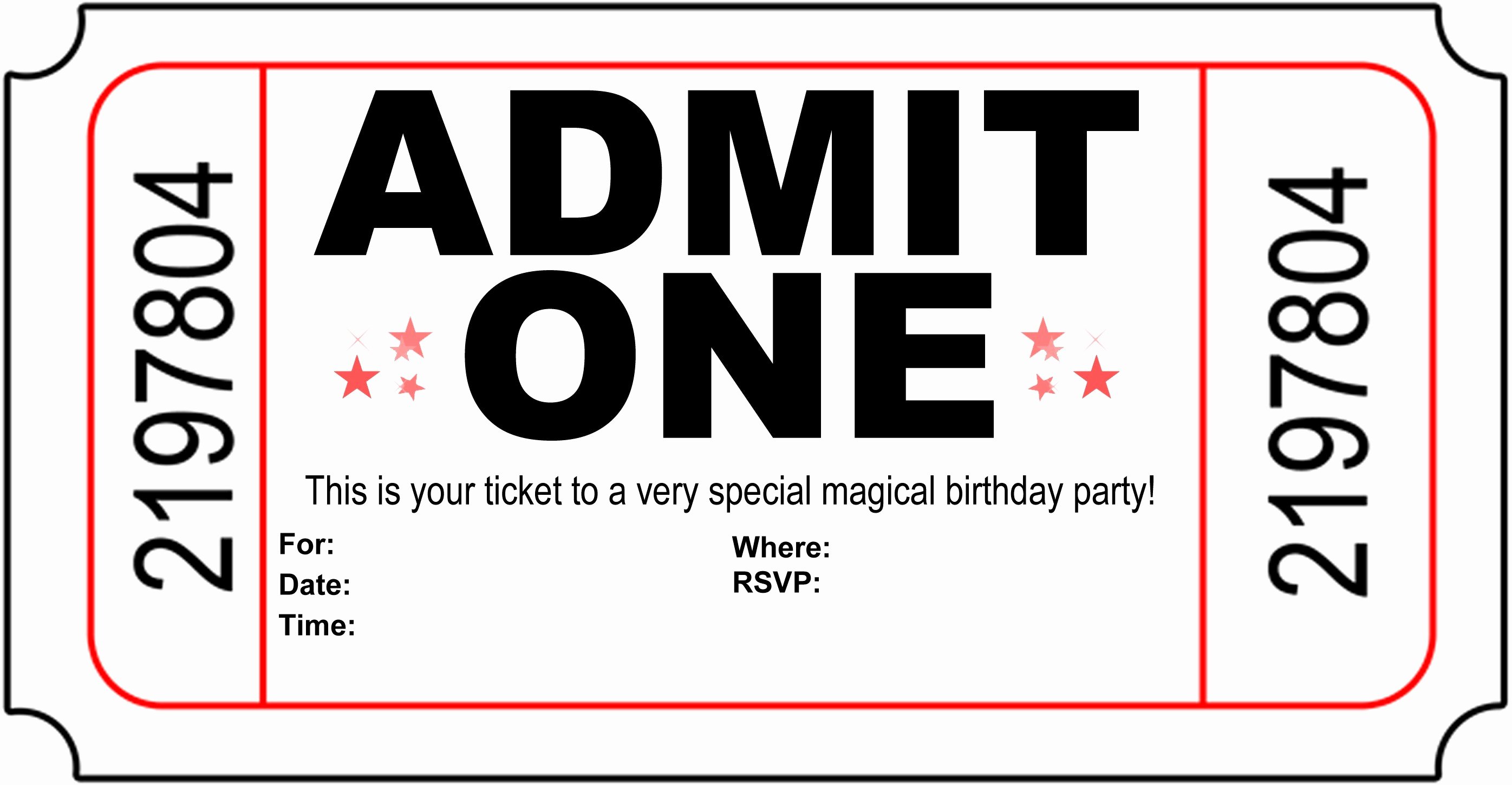 Template event Ticket Template Ideas event Ticket Template