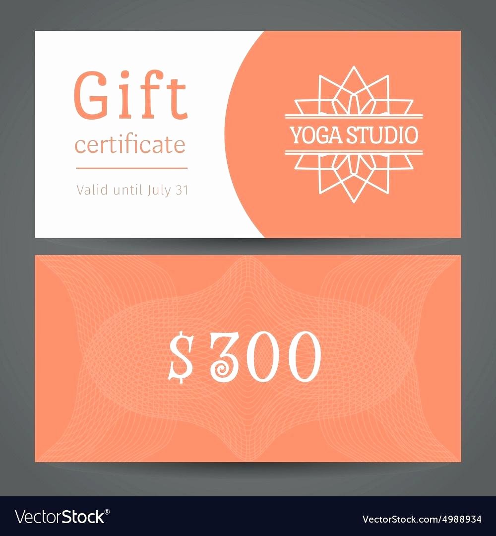 Template Fitness Gift Certificate Template